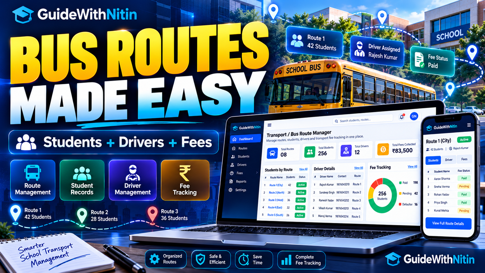 Transport  Bus Route Manager By Guide With Nitin screenshot 3