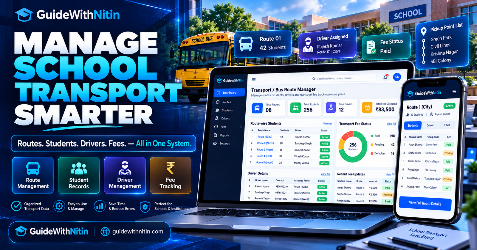 Transport  Bus Route Manager By Guide With Nitin screenshot 4
